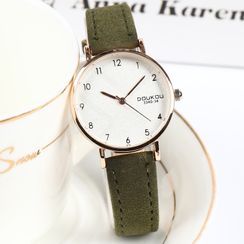Epoca - Faux Leather Strap Watch Epoca - Faux Leather Strap Watch