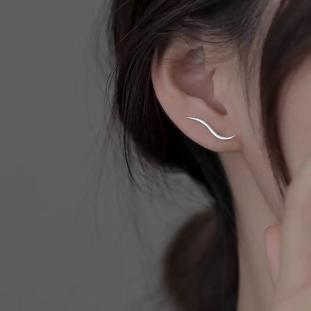 Gaya-Geometry Climber Earring
