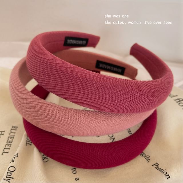 LIDO-Plain Fabric Headband Set