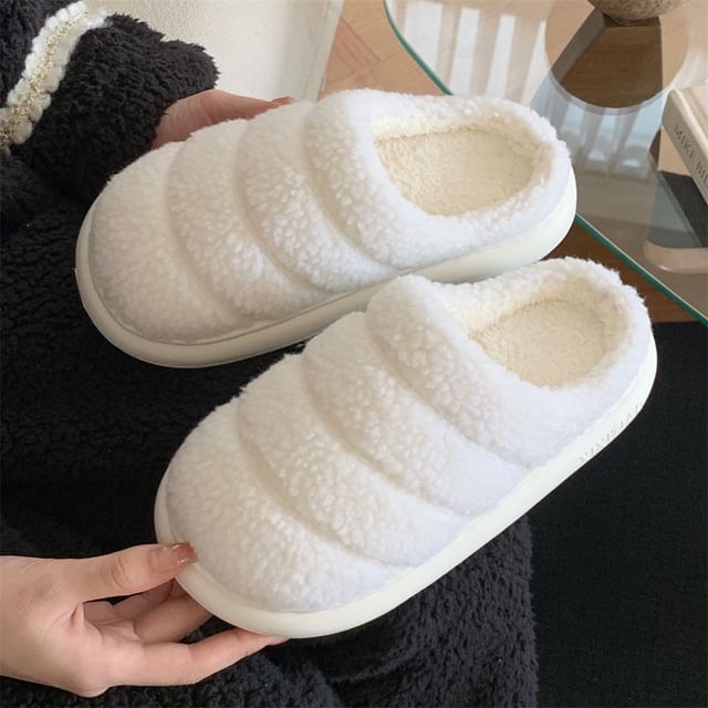 ZORI-Fleece Home Slippers