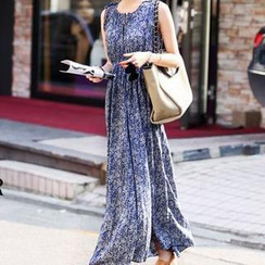NINETTE - Sleeveless High-Waist Maxi Dress NINETTE - Sleeveless High-Waist Maxi Dress