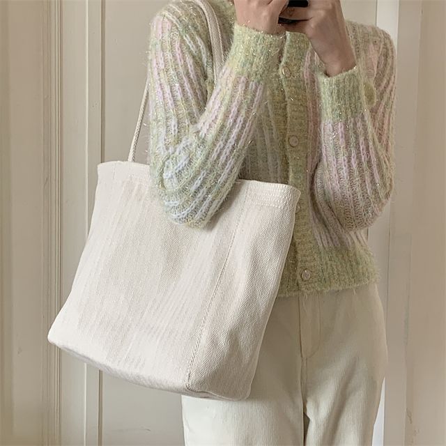 Mulgam-Plain Canvas Tote Bag