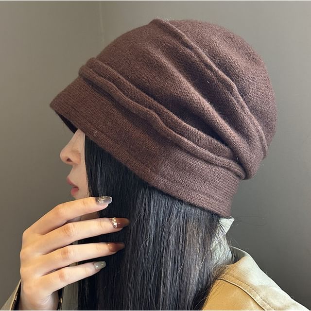 Porstina-Plain Knit Beanie