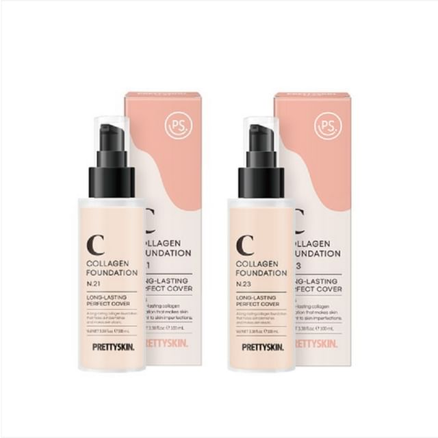 Pretty skin-Collagen Foundation - 2 Types