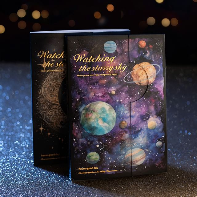 Milena-Planet Diary Background Decorative Paper Various Designs