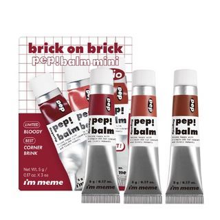 I'M MEME - Brick On Brick Pep! Balm Mini Trio