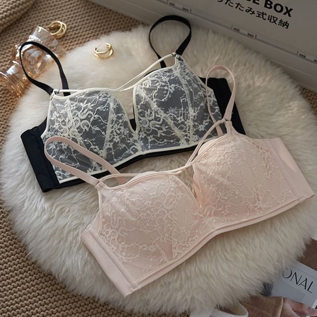 HYG Lingerie-Lace Wireless Bra