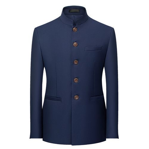 ジャケット・アウター JOHN Mandarin Collar Button Jacket Cowofox - Mandarin Collar Plain Single-Button Jacket | YesStyle