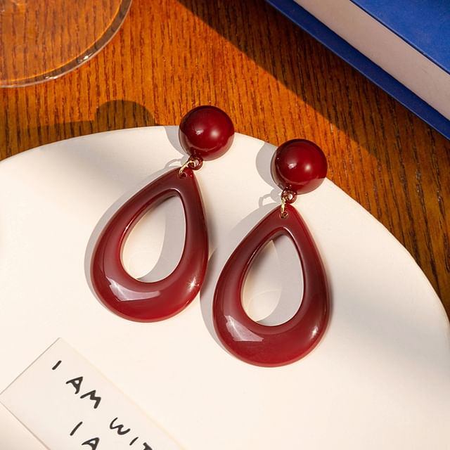 PANGU-Resin Drop Earring
