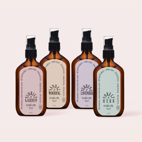 Milk Protein Intensive Hair Oil 4 Types