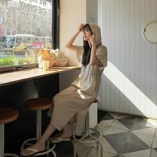 JUSTONE Stopper-Waist Hoodie Dress Sale