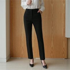 Styleberry - Straight-Cut Dress Pants Styleberry - Straight-Cut Dress Pants