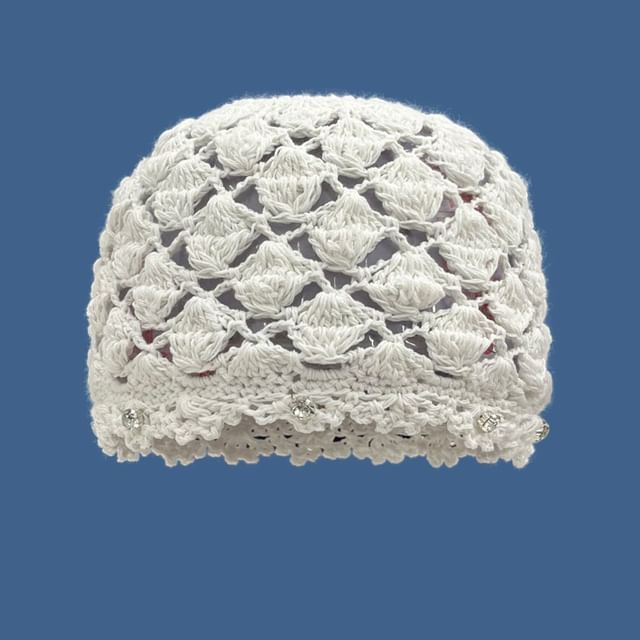 Anavanda-Crochet Knit Beanie