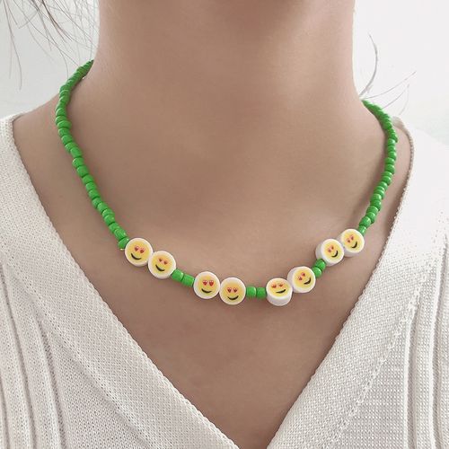 Jewelry | Smiley Face Beaded Necklace | Poshmark