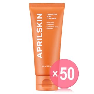 APRILSKIN - Carrotene Pore Clay Mask (x50) (Bulk Box)