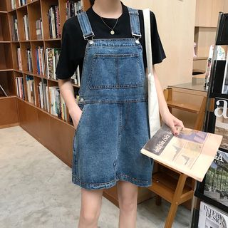 buy denim pinafore dress