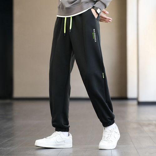 Embroidery letter best sale drawstring jogger sweatpants