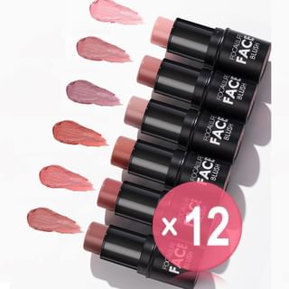 FOCALLURE - New Cream Blush Buildable Blush Stick - 3 Colors (x12) (Bulk Box)