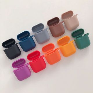 Plain Silicone Apple AirPods Case Cover 