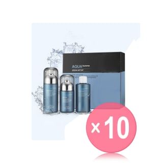 SCINIC - Aqua Homme Set : Essence Water 180ml + 180ml + Multi Fluid 140ml (x10) (Bulk Box)