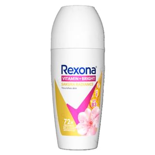 Rexona - Vitamin + Bright Sakura Radiance Anti-Perspirant Roll on