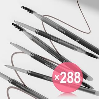 VEECCI - Amazing Dual-Ended Eyebrow Pencil - 4 Colors (x288) (Bulk Box)