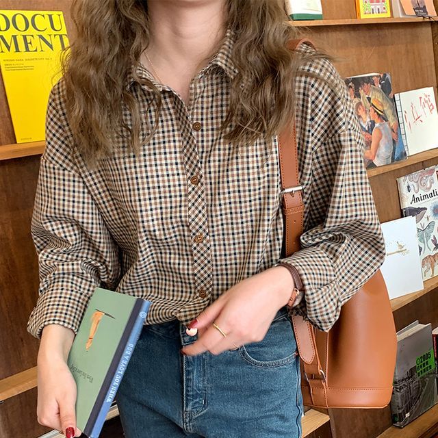 Everose-Plaid Shirt