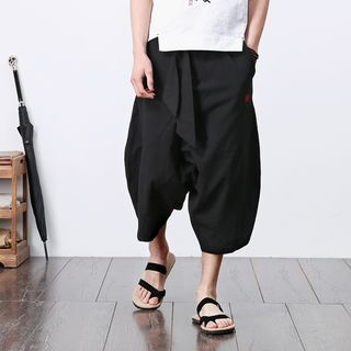 Mrlin - Cropped Harem Pants | YesStyle