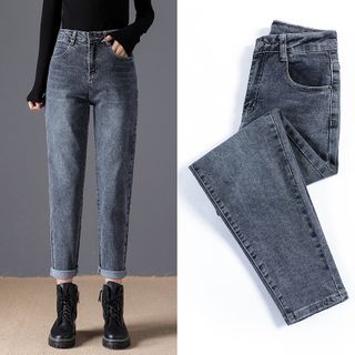 denim harem pants