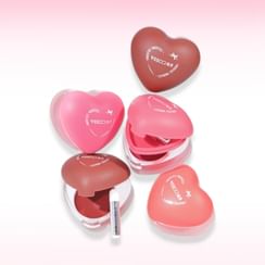 VEECCI - Heart Pudding Lip & Cheek Multi-Use Cream - 4 Colors