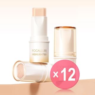 FOCALLURE - Dewy Glow Cream Highlighter Stick (x12) (Bulk Box)