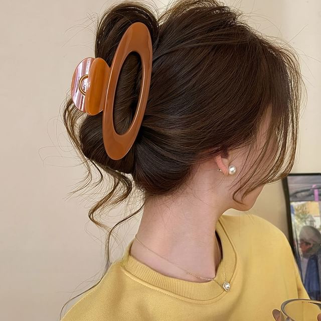 Show Mind-Plain Acrylic Hair Claw