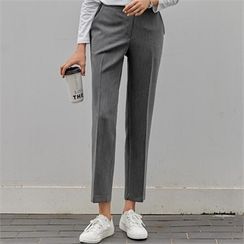 PIPPIN - Band-Waist Tapered Pants PIPPIN - Band-Waist Tapered Pants