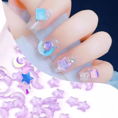 28 Star Design Nails Ideas To Copy In 2024 | Star nail designs, Star nail  art, Fall nail art designs