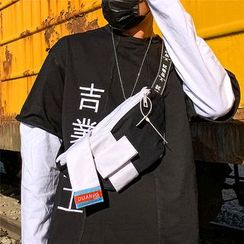 SUNMAN - 撞色腰包 SUNMAN - 撞色腰包