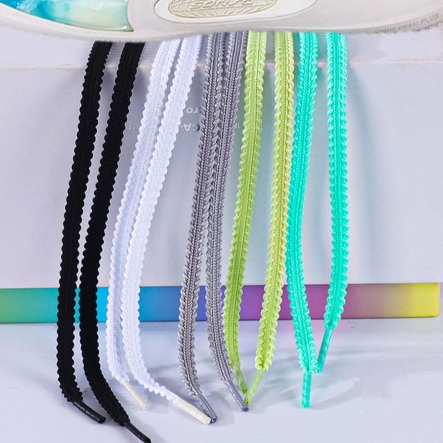 XIXI STUDIO-Plain Sneaker Shoelaces