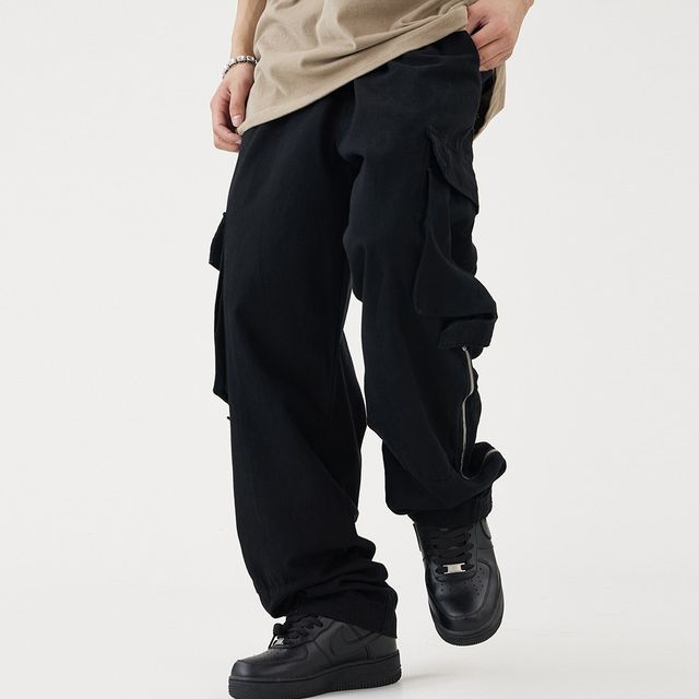 Savenne Mid Rise Loose Fit Cargo Pants