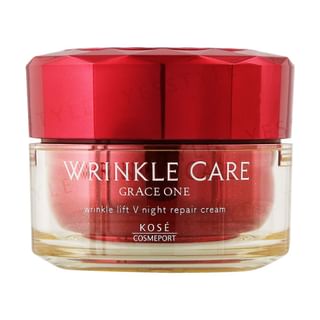 Kose - Grace One Wrinkle Care Wrinkle Lift V Night Repair Cream