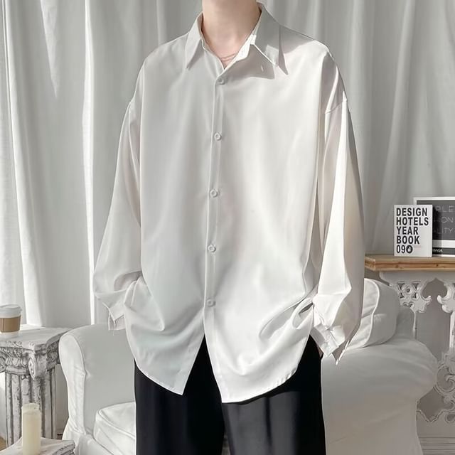 Blueforce-Long-Sleeve Plain Shirt