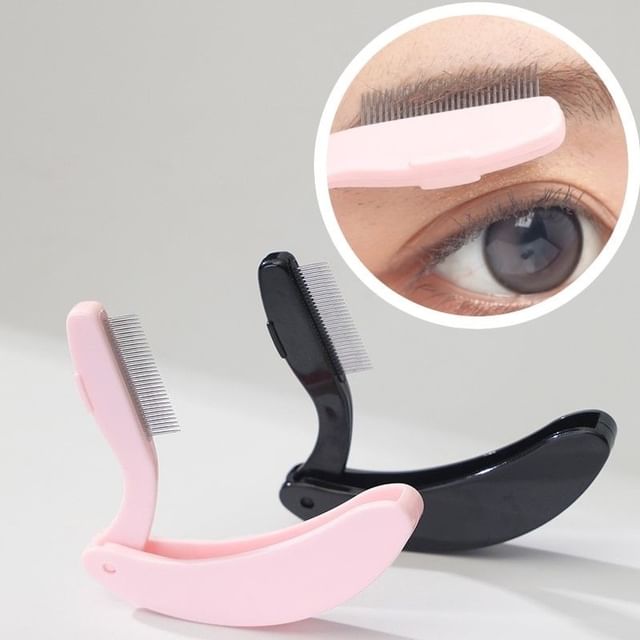 Kochanie-Foldable Stainless Steel Eyelash Brush