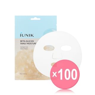 iUNIK - Beta-Glucan Family Moisture Mask (x100) (Bulk Box)
