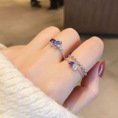 Ticoo - Rhinestone Ring (Various Designs) Ticoo - Rhinestone Ring (Various Designs)