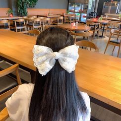 Sweet la Vie - Lace Bow Hair Clip