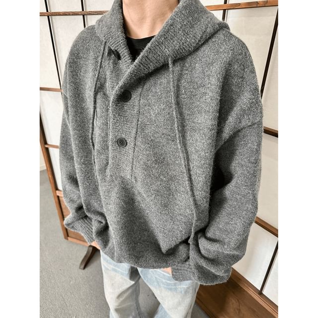 Lingaris-Henley Drawstring Hooded Sweater