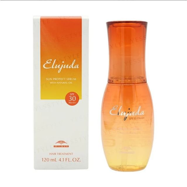 スタイリング剤 Elujuda sun treatment serum 120ml MILBON - Elujuda Sun Protect Serum SPF 30 PA+++ | YesStyle