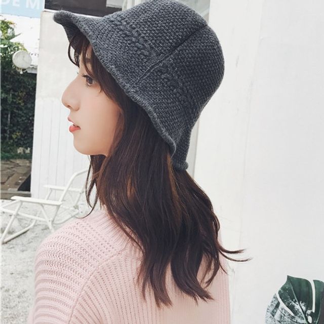 INKLEE - Knitted Bucket Hat | YesStyle