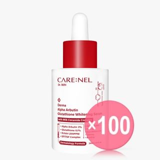CARE:NEL - Derma Alpha Arbutin Glutathione Whitening Serum (x100) (Bulk Box)