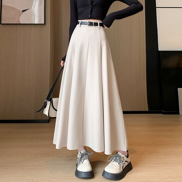 sachin and babi light blue dress Hire High Waisted Pleated Skirt in White | AWAKE