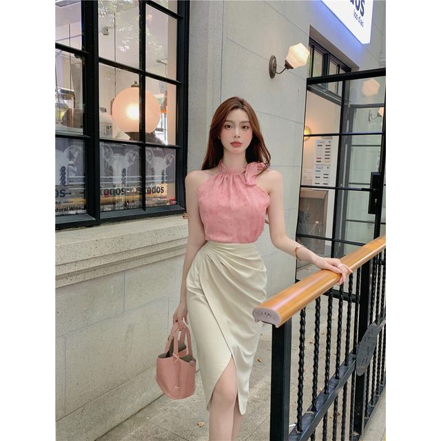 halter dress shoes Women's Halter Maxi Dress | Halter Maxi Dress main image 0