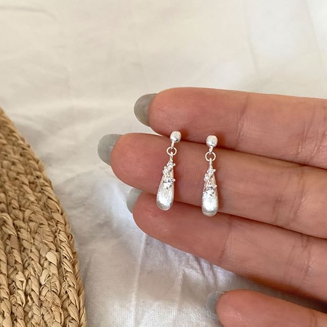 Panda Dama-Rhinestone Alloy Drop Earring